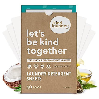 Biodegradable Laundry Detergent Strips - TSA friendly