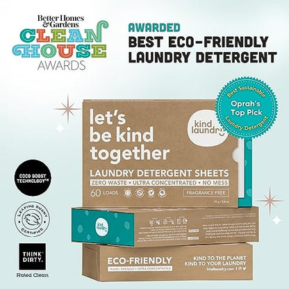 Biodegradable Laundry Detergent Strips - TSA friendly